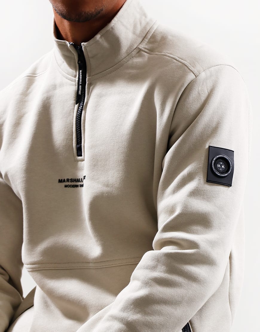 Siren Injection 1/4 Zip Sweat // Stone - Image 3