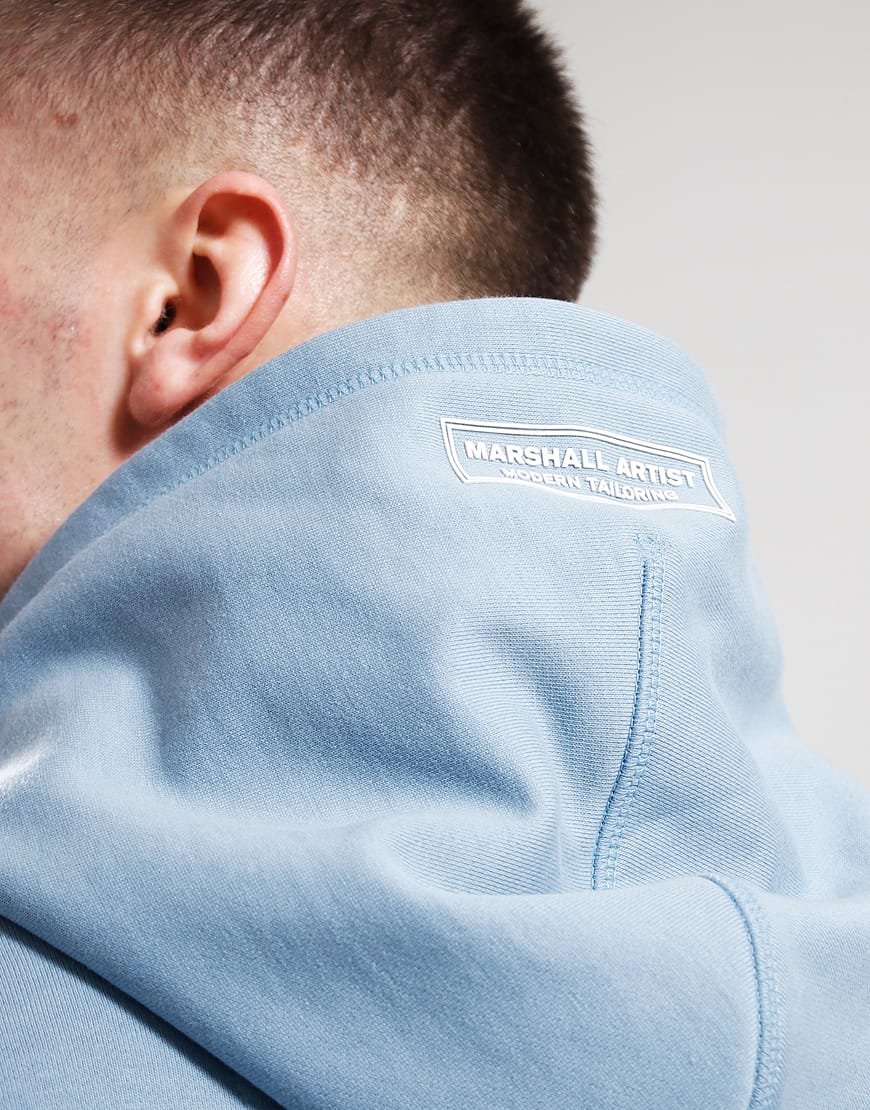 Siren Full Zip Injection Hoodie // Dusk Blue - Image 4