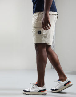 Gabardine Cargo Shorts // Stone