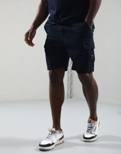 Gabardine Cargo Shorts // Navy