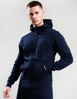 Siren Full Zip Injection Hoodie // Navy