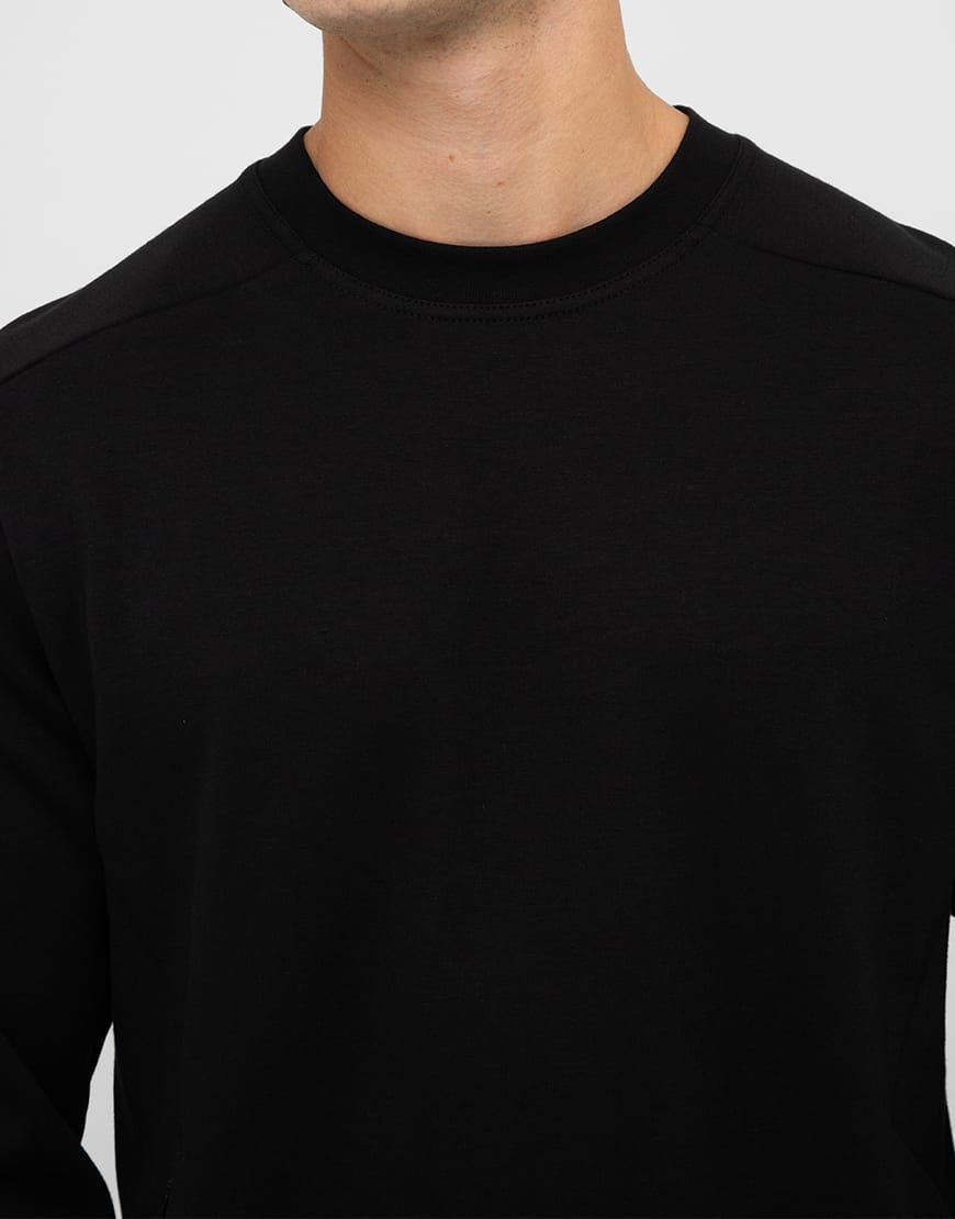 Tecnica Crew Neck Sweat // Black - Image 3