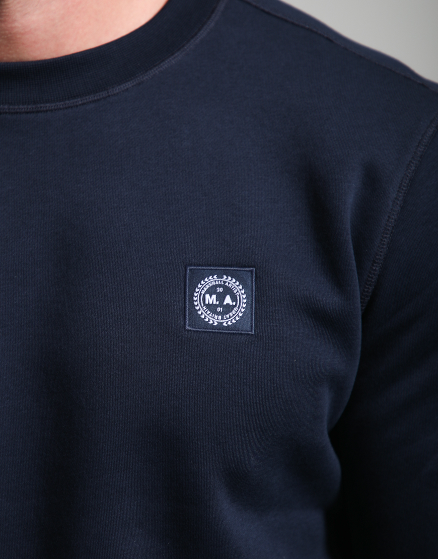 Marchio Crew Neck Sweat // Navy - Image 3