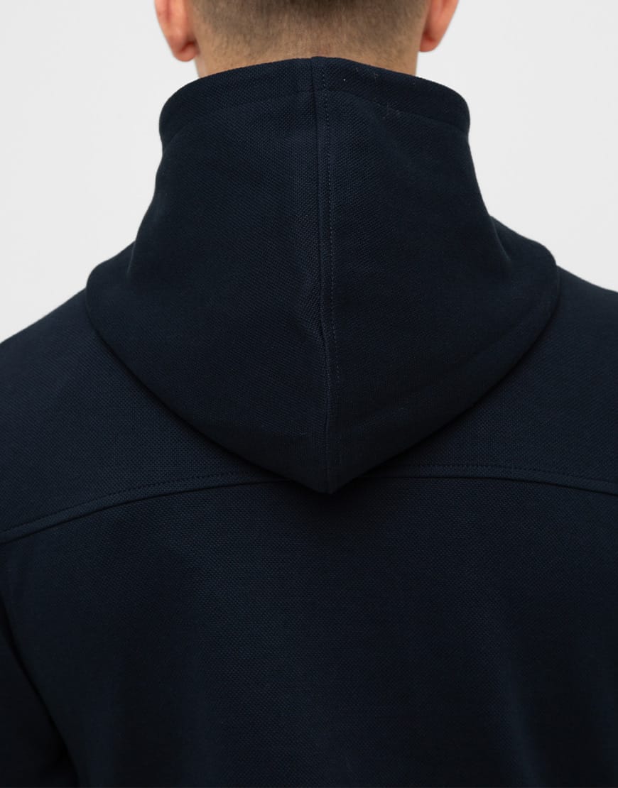 Panaro Pique Full Zip Hoodie // Navy - Image 6