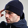 Siren Cable Knit Beanie Hat // Navy