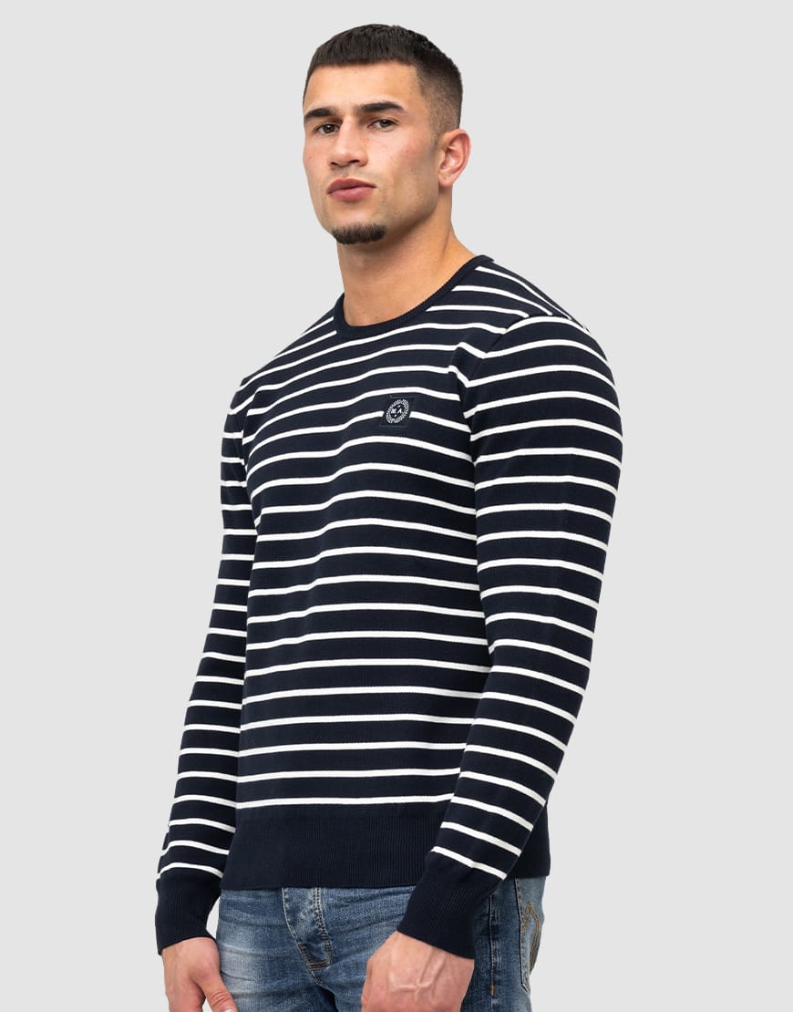 Stockholm Crew Knit // Navy - Image 5