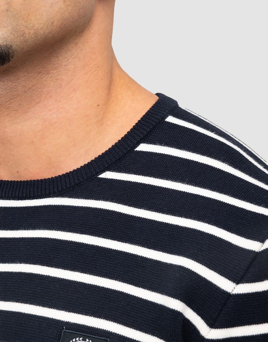 Stockholm Crew Knit // Navy - Image 3