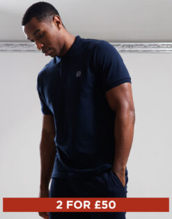 Marchio Polo Shirt // Navy