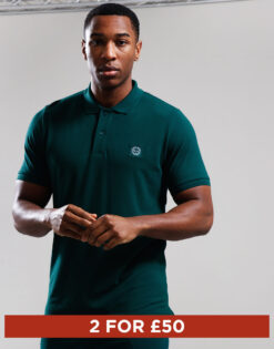 Marchio Polo Shirt // Forest Green