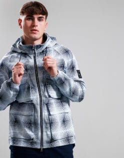 Shadow Check M-65 Jacket // Navy