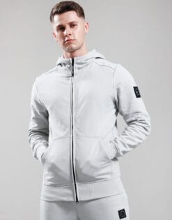 Siren Full Zip Hoodie // Dove Grey
