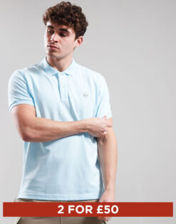 Marchio Polo Shirt // Sky