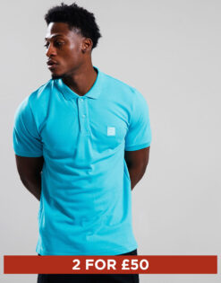 Marchio Polo Shirt // Vibrant Teal
