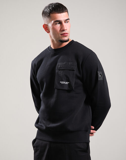 Crux Crew Neck Sweat // Black