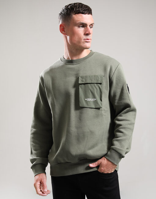 Crux Crew Neck Sweat // Moss