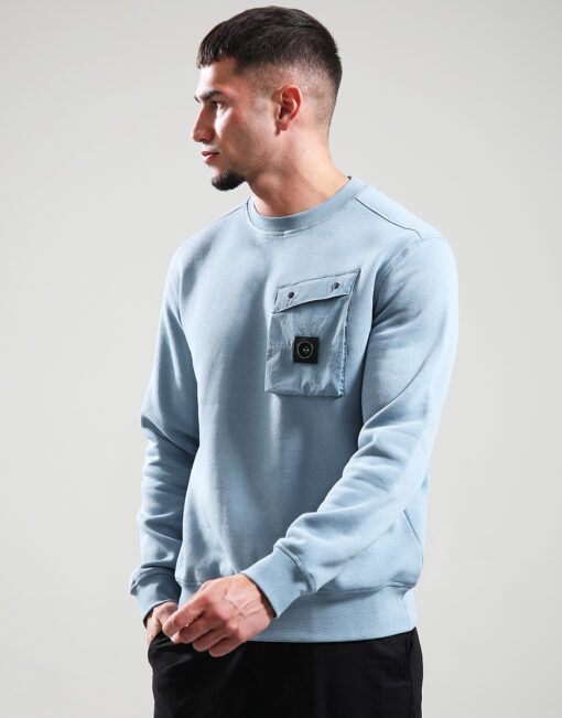 Proccera Crew Neck Sweat // Steel Blue