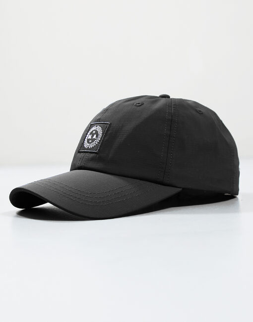 Woven Badge Cap // Black