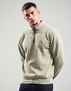 Marchio 1/4 Zip Sweat // Dark Stone