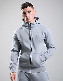Marchio Full Zip Hoodie // Monument Grey