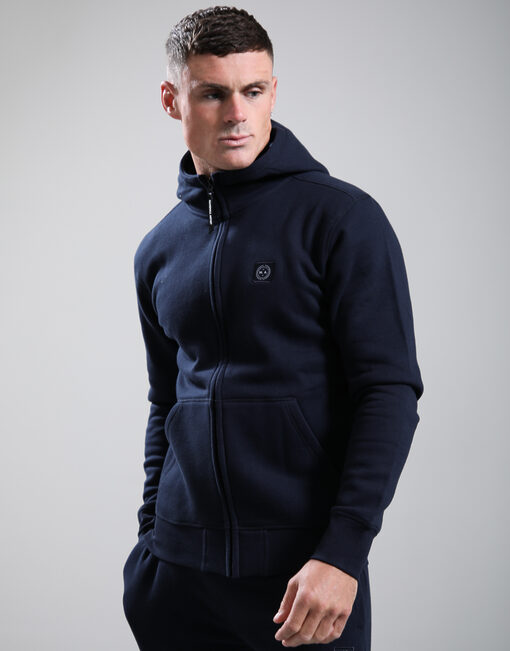 Marchio Full Zip Hoodie // Navy