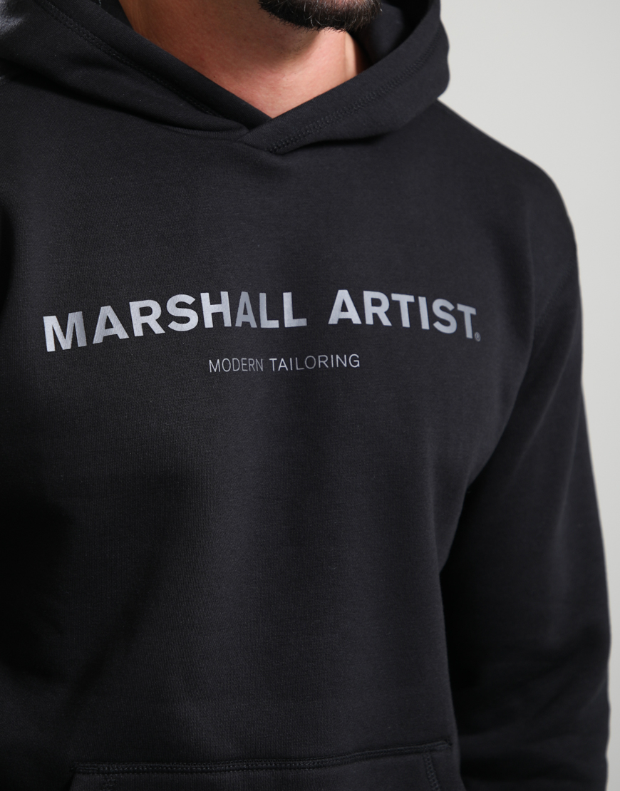Tonal Stampa Logo Hoodie // Black - Image 3