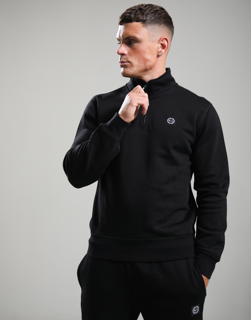 Marchio 1/4 Zip // Black