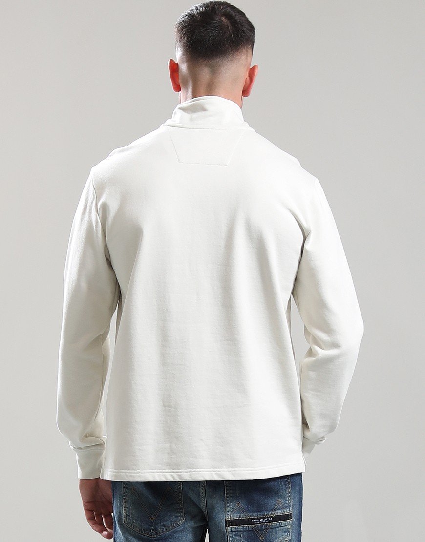 Microsphere 1/4 Zip Sweat // Ecru - Image 2