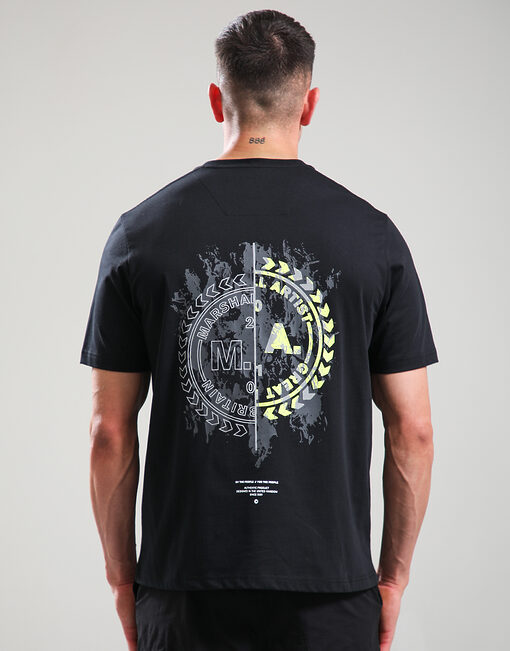 Photek Back Print T-Shirt // Black