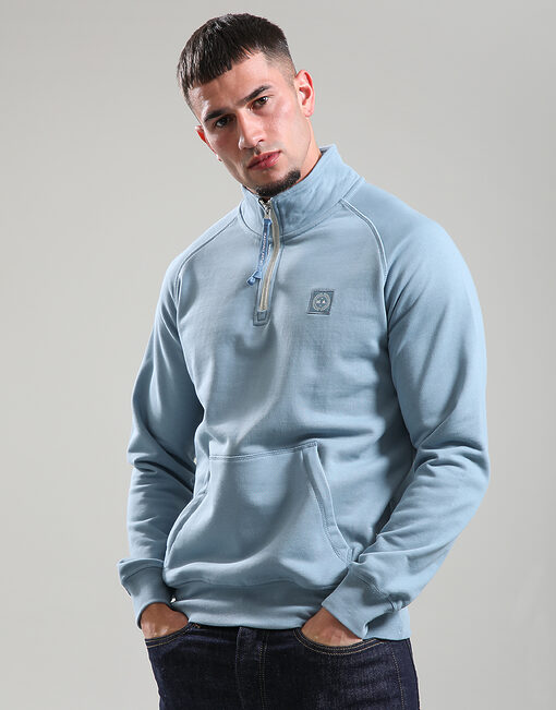 Foundation 1/4 Zip // Steel Blue