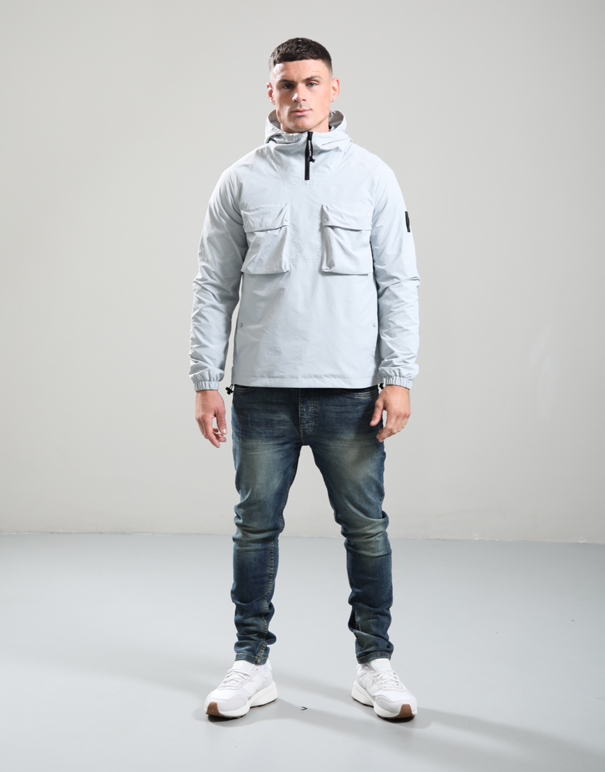 Waverton 1/4 Zip Ripstop // Ghost Grey - Image 4