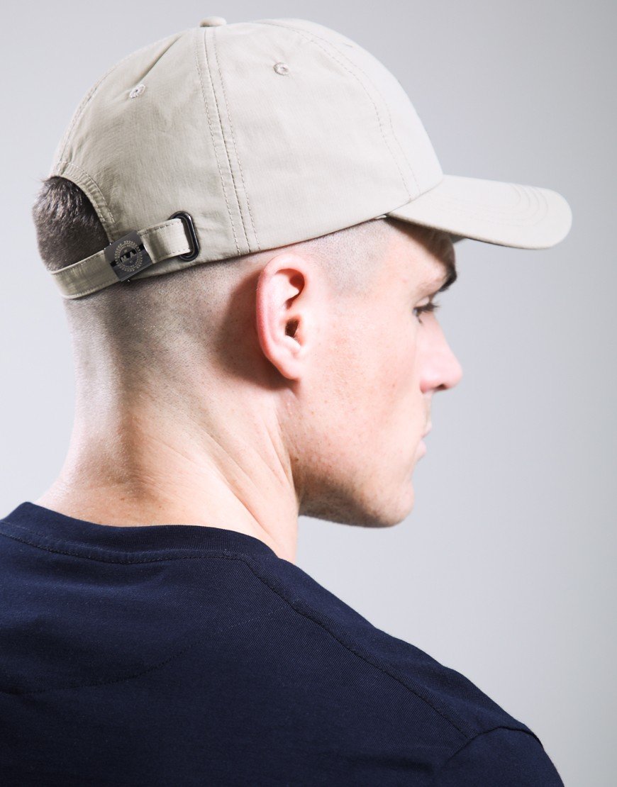 Alternative view of Woven Badge Cap // Stone