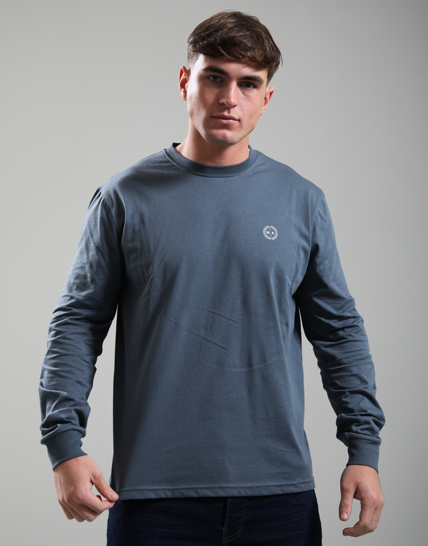 Delta Long Sleeve T-Shirt // Slate Blue