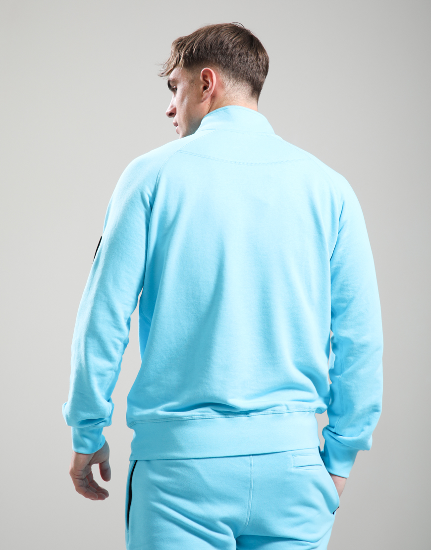 Alternative view of Siren 1/4 Zip Sweat // Cyan