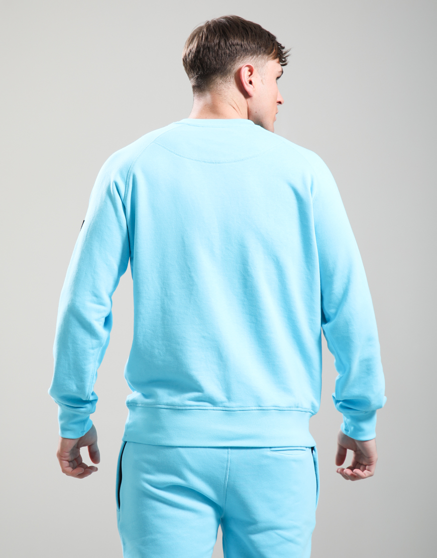 Alternative view of Siren Crew Neck Sweat // Cyan