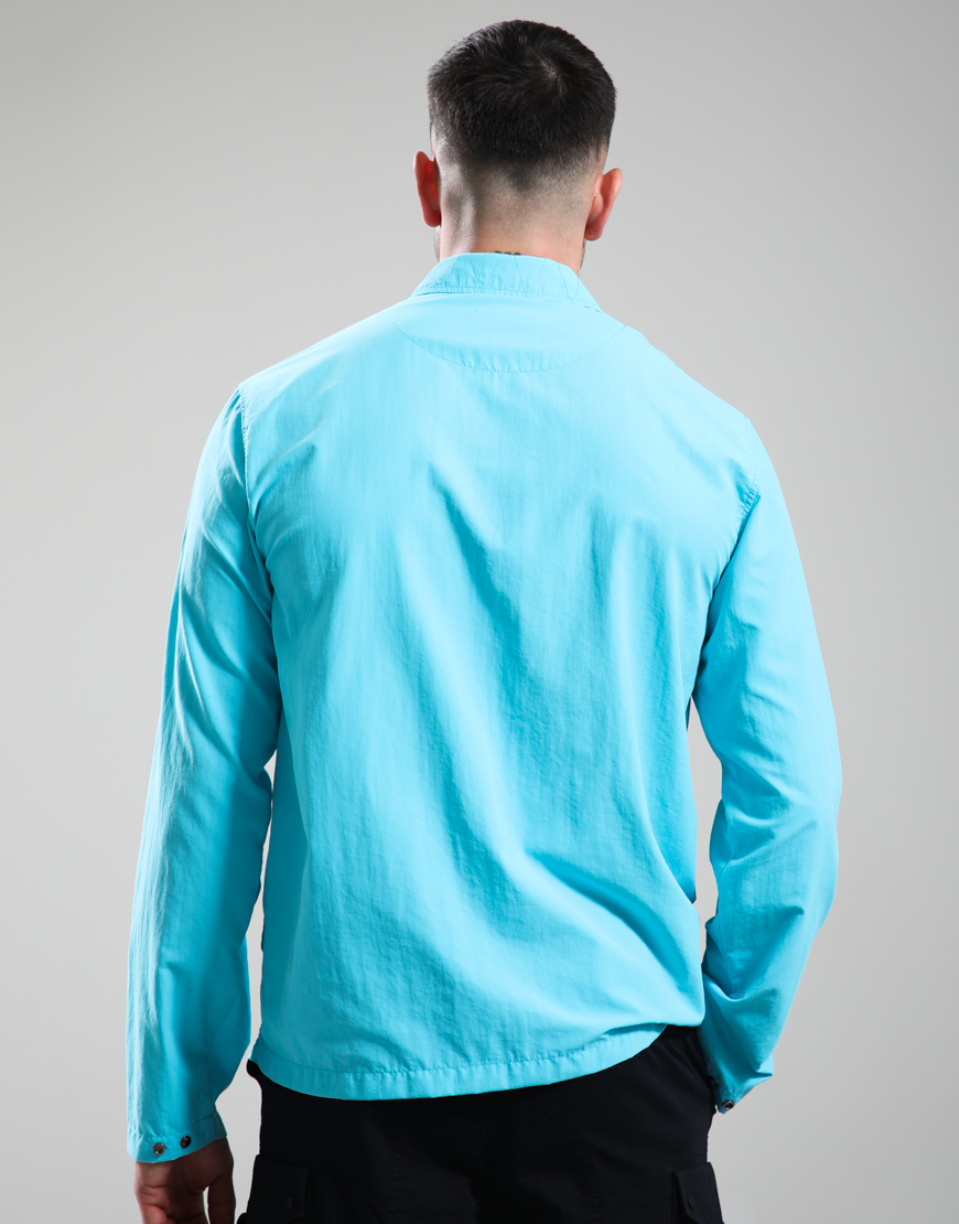 Alternative view of Woodvale Overshirt // Cyan