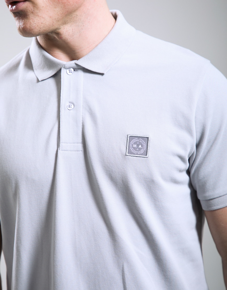 Marchio Polo Shirt // Oceanic Grey - Image 3