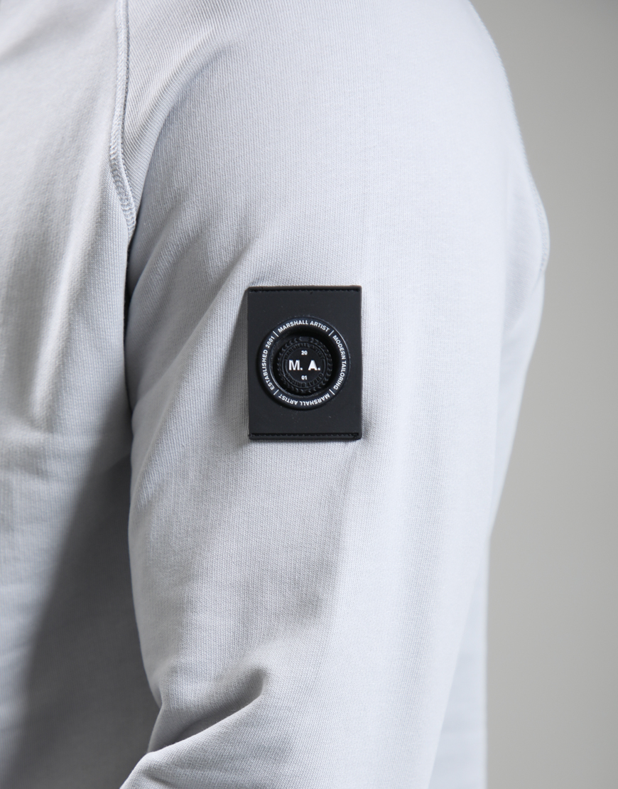 Alternative view of Stanford 1/4 Zip Sweat // Oceanic Grey