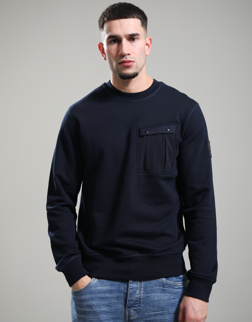 Woodvale Crew Neck Sweat // Navy