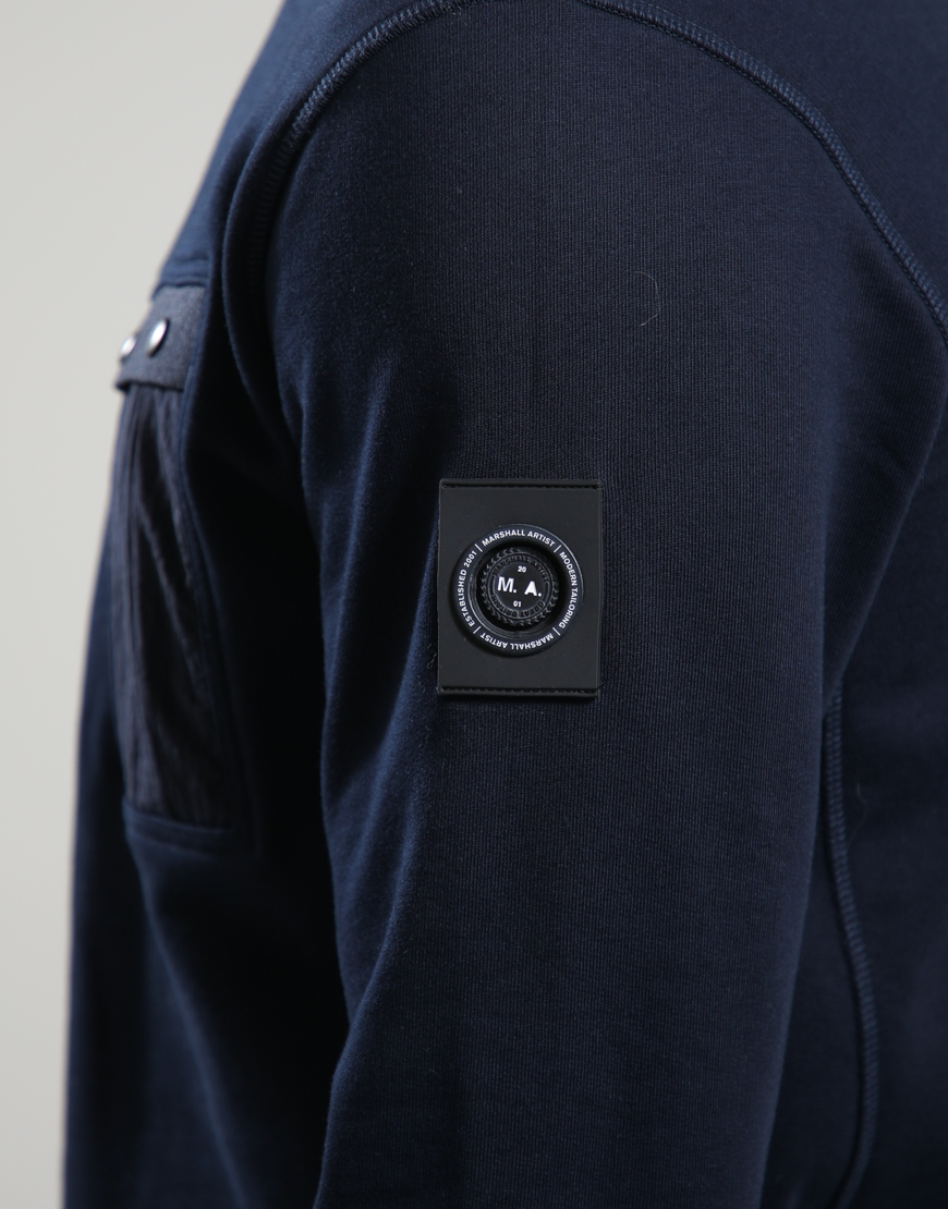 Woodvale Crew Neck Sweat // Navy - Image 3