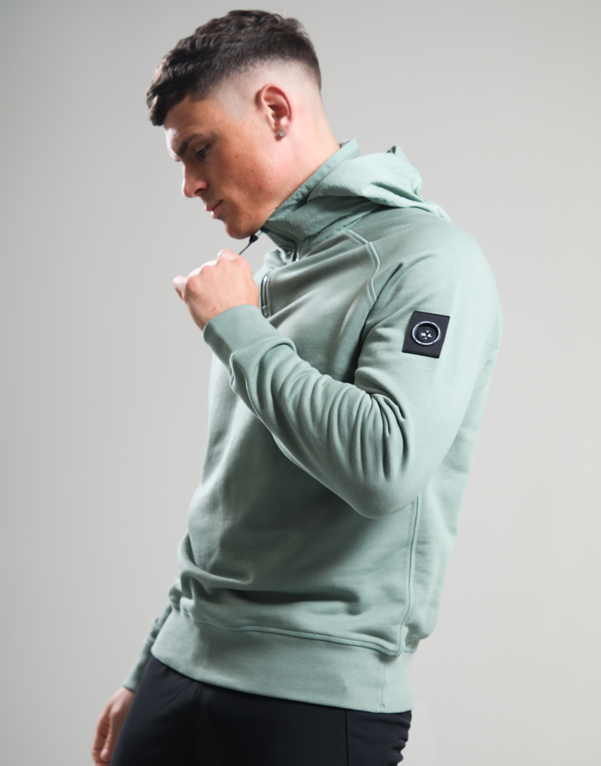Stanford 1/4 Zip Sweat // Sage