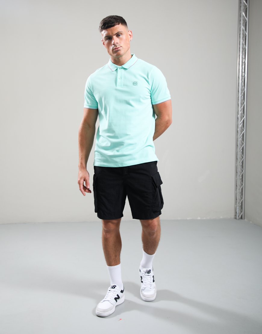 Tipped Polo Shirt // Mint - Image 4