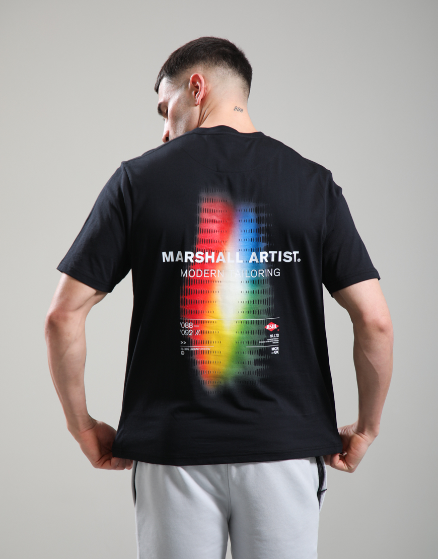 Soundwaves T-Shirt // Black