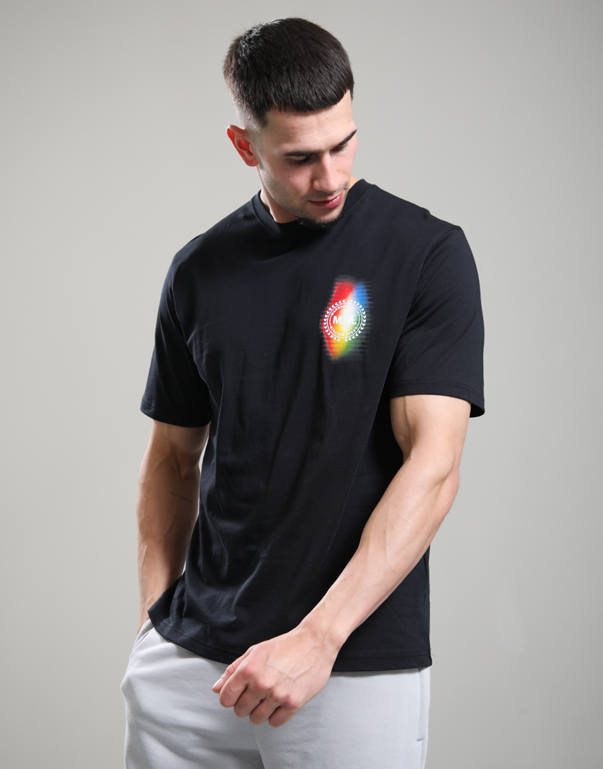 Alternative view of Soundwaves T-Shirt // Black