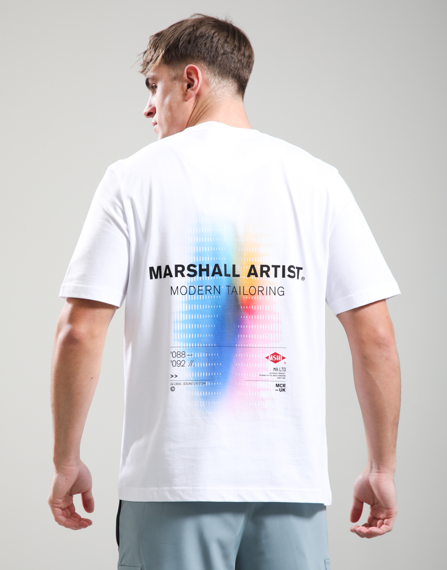 Soundwaves T-Shirt // White
