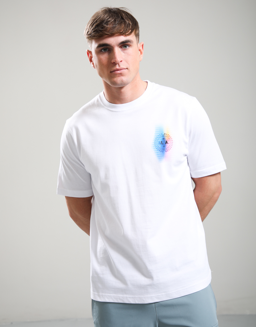 Alternative view of Soundwaves T-Shirt // White