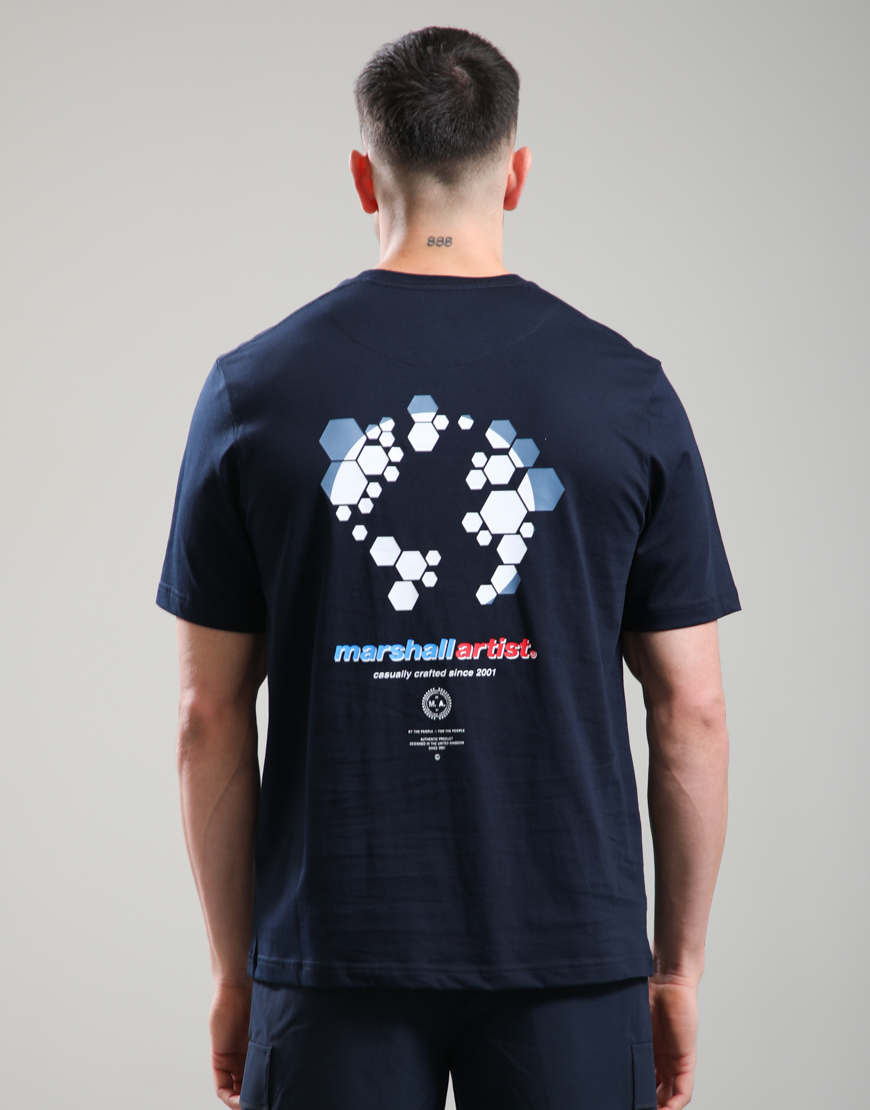 New World Order T-Shirt // Navy