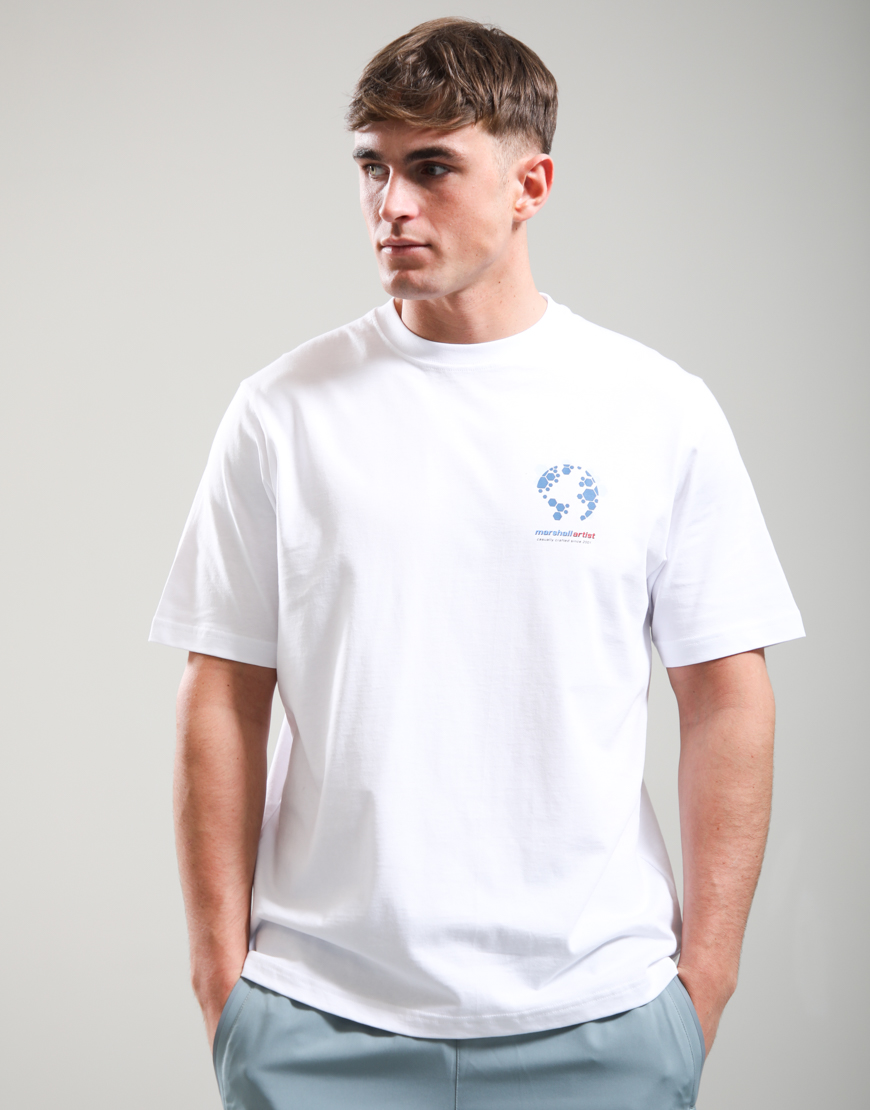 Alternative view of New World Order T-Shirt // White