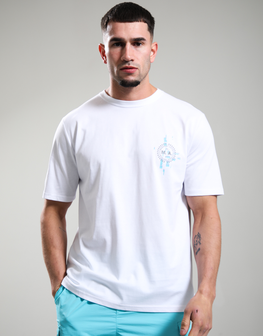 Alternative view of Glitch Theory T-Shirt // White