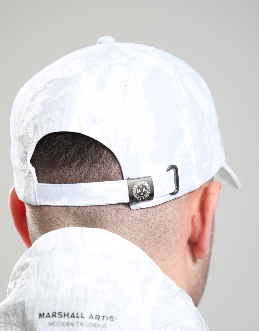 Alternative view of Camo Woven Badge Cap // White Camo