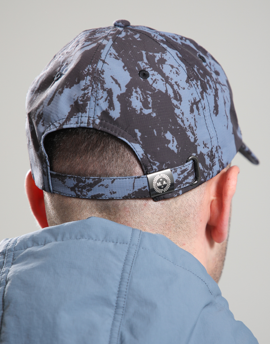 Alternative view of Camo Woven Badge Cap // Black Camo